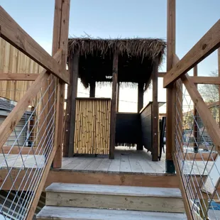 Tiki bar in the rooftop