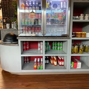 Grab and go drinks and snacks