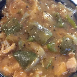 Chicken & Shrimp Gumbo w/ White Rice