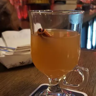 Hot cider bourbon