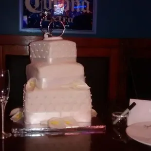 a wedding cake