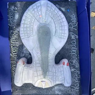 Voyager Star Trek Cake