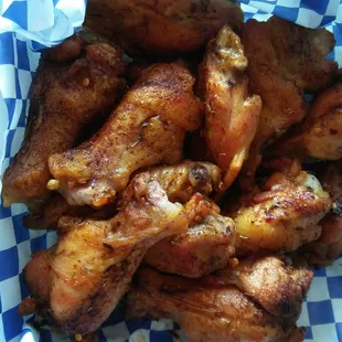 Jamaisan jerk wings.  Lovvvvved these!