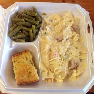 Crawfish and silage pasta