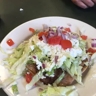 Asada tostada.