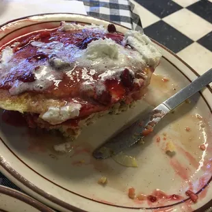 Pancakes are huge and generous and amazing!