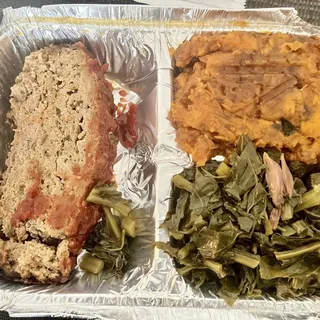 Small Turkey Meatloaf and Two Sides