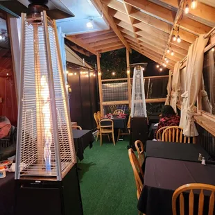 Front patio seating