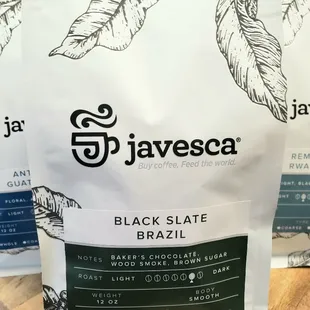 Proudly serve Javesca Coffee