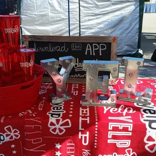 Yelp booth