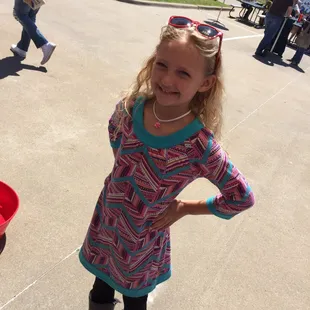 Keller's very own, newly crowned "Little Miss"!