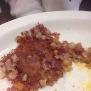 Just a taste of corned beef hash for $6.09 and does not come with potatoes. Rip off!