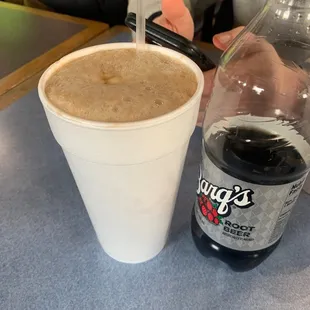 Root beer float