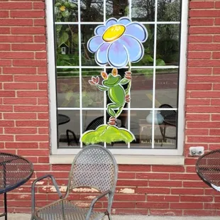 outside