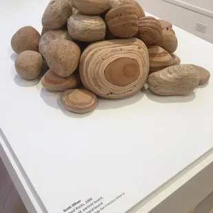 Rocks made from wood