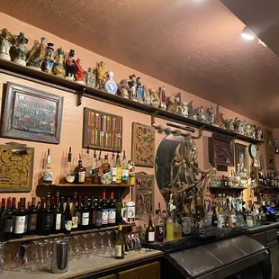 the bar