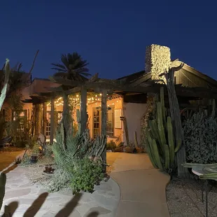 the outside of the building