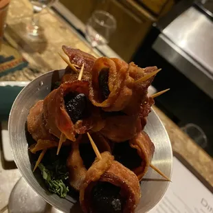 Bacon Wrapped Olives