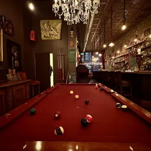 Even a pool table!!