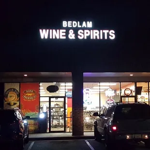 Our space is visible and well lit!