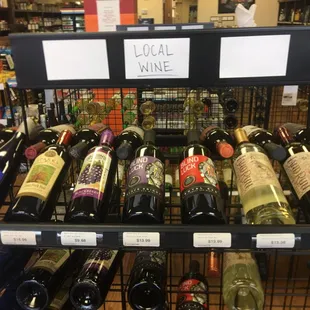 Try our local selection of Oklahoma wines or Let us know what you looking for and try to accommodate all requests!!