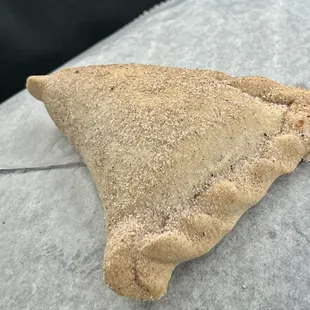 a close up of a pastry