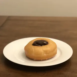 Donut with chocolate