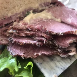 Pastrami on the blue patsy