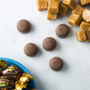 For the ultimate in sweetness, taste our Milk Chocolate Caramel Meltaways. Irresistible caramel pairs with smooth milk chocolate.