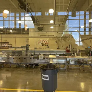 the inside of a factory