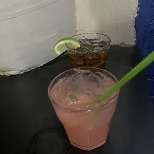 The watered Paloma &amp; the infamous lime w/a Jack &amp; coke.... How do you mess up a Jack &amp; coke?