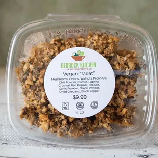 Bedrock "Meat" Created and Made In-house (GF)