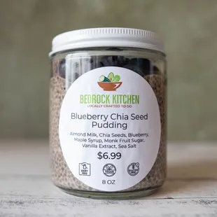 Chia Seed Pudding Made w/Fresh Pressed almond Milk (GF)