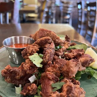 Crispy Pork with Sriracha Dipping Sauce