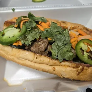 Beef banh mi