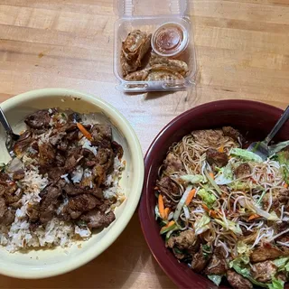 Spicy Lemongrass Vermicelli( Salad Noodle Bowls)