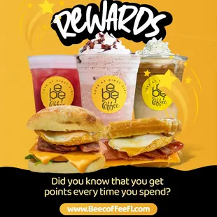 two sandwiches and two drinks