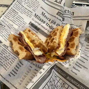 Waffle Sandwich