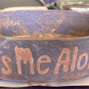 Glaze Dish, not fired