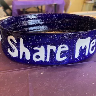 Fired hand-made dish