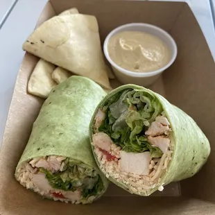 Pecan Chicken Wrap
