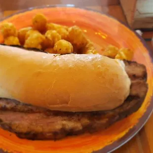 The Saturday prime rib sandwich special, amazing