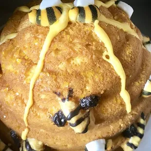 Beehive cake baked by a Bee-Kleen customer!