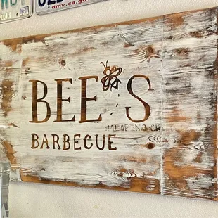 a sign on the wall