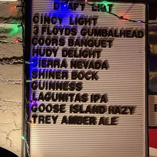 Hudy Delight on the menu