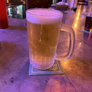 You had me at frosty mug!