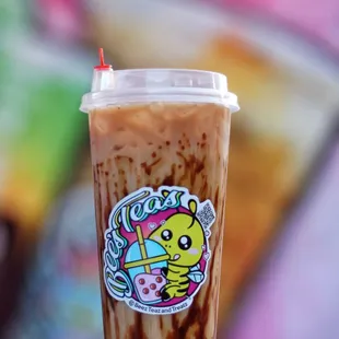 Brown Sugar Milk Tea With Boba!