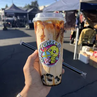 Brown Sugar Milk Tea w/ Boba