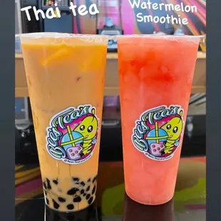 Thai Tea  &amp; Watermelon Smoothie
