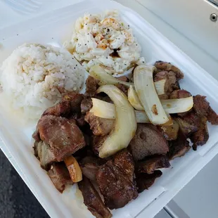 Smoke Meat with Onions